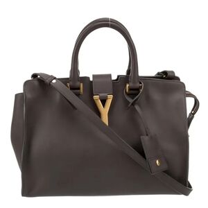 Saint Laurent Dark Burgandy with Gold Accents 3 Way Authentic